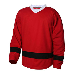 Mens Blank Ice Hockey Jersey Long Sleeve Professional Practice Training Hockey Shirt Breathable Durable <b>Athletic</b> Sports Uniform - Product Image 4