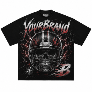 T-shirt imprimé graphique tendance personnalisé, style vintage, manches courtes, 100% coton, qualité supérieure, pour homme et femme - Product Image 1