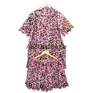 Magnifique ensemble de pyjama en coton indien fait main, imprimé diamant, doux, respirant, vintage, vêtements de nuit courts pour femmes - Product Image 5