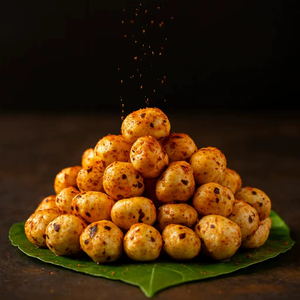 Roasted & Flavoured Makhana Fox Nuts Magic Masala Indian Spiced Healthy <b>Snack</b> Made in India 90 gms pack - Product Image 1