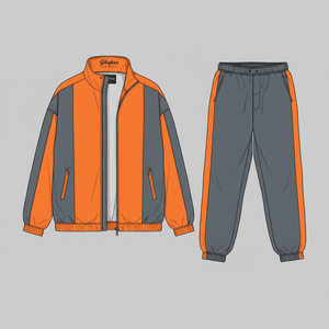 Ensemble coupe-vent unisexe en polyester recyclé durable, léger et écologique, résistant au vent, idéal pour les détaillants modernes - Product Image 1