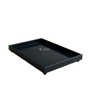 Plateau de service en bois laqué haut de gamme avec quatre pieds pour une présentation raffinée Décoration d'intérieur Artisanat vietnamien - Product Image 1