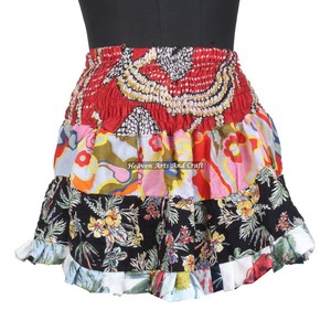 2026 Ladies Mini <b>Skirts</b> - Cotton Mini <b>Skirts</b> A Piece Mini <b>Skirt</b> Vintage Indian Boho Hippie Length Patch Work Cotton Boho MS010 - Product Image 5