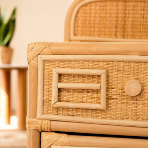 Juguete de Lavadora de Mimbre Natural, Sostenible y Hecho a Mano, Juego de Imitación de Lavandería, Muebles de Juguete Montessori para Niños - Product Image 4