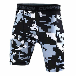 Best Selling Price <b>Compression</b> <b>Short</b> Custom Breathable Sweat <b>Compression</b> Running Training Sports Workout Gym Men's <b>Shorts</b> - Product Image 4