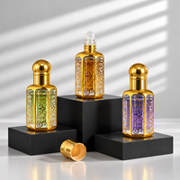 Bouteilles d'huiles essentielles de luxe prêtes à l'emploi, flacons en verre de 24 ml pour déodorant, et flacons en verre vides à bille pour huiles essentielles