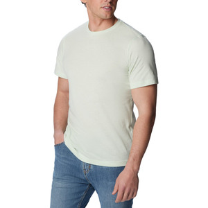 Camiseta de manga corta con cuello redondo para hombre, 100% algodón, corte regular, informal, de color liso, tejido de punto jersey. - Product Image 2