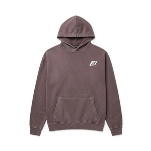 Sweat-shirt à capuche surdimensionné délavé pour homme, personnalisé OEM, style vintage, manches longues, poche avant, coupe décontractée, logo brodé - Product Image 1