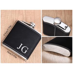 Gourde en métal gravée personnalisée KSN, cadeau idéal pour le témoin de mariage, modèle KSN-070525-3 pour les fêtes de mariage - Product Image 4