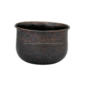 Forme ronde de planteurs de concepteur de fleur en métal antique pour des accessoires décoratifs de pot floral de jardin de restaurant - Product Image 1