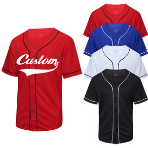 Maillots de baseball du Pakistan sur mesure, respirants, séchage rapide, 100% polyester, unisexes, couleurs et logo personnalisés, maillots de baseball professionnels - Product Image 4