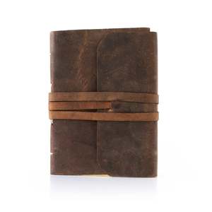 Carnet de notes en cuir de style vintage de haute qualité, papier coton blanc, idéal pour l'écriture et le dessin, cadeau parfait pour la peinture - Product Image 5