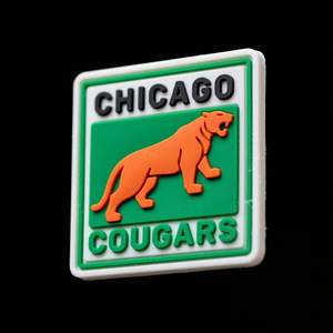 Fournisseur direct du Pakistan : Patch PVC personnalisé pour Velcro, logo en caoutchouc, silicone souple 3D fait main en forme de cœur pour vêtements et chapeaux, sans minimum de commande - Product Image 1