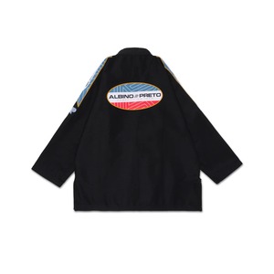 Kimono de Jiu-Jitsu Brasileño, Nuevo Estilo Albino & Preto A&P BRG, en color negro, con tela Pearl Weave, para Artes Marciales - Product Image 2