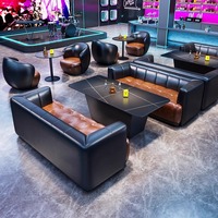 Meubles de bar commerciaux modernes Vente en gros Combinaison de banquettes canapés pour clubs Hôtels et petits pubs pour bars à domicile