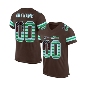 เสื้อเจอร์ซีย์อเมริกันฟุตบอลผู้ชาย ดีไซน์ทันสมัย พิมพ์ลายดิจิทัล สำหรับทีมอเมริกันฟุตบอล - Product Image 3