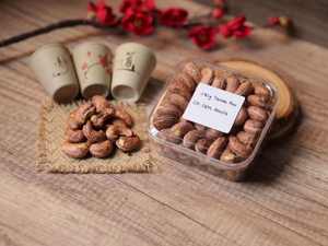 Elegant Square Box Gift Custom Grade 280g Organic Roasted Vietnam Cashew <b>Kernels</b> Wholesale Competitive Price Private Brand - Product Image 1