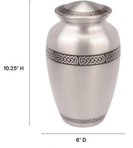 Urnes funéraires en laiton pour adultes, pour hommes et femmes, décoratives, vente en gros - Product Image 2