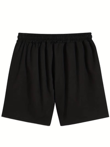 New Style Custom Made <b>Men</b> <b>Shorts</b> <b>Elastic</b> <b>Waist</b> High Quality Breathable Quick Dry Cotton/Polyester Solid Color Made in Pakistan - Product Image 3