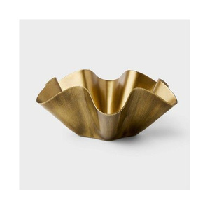 Bol à fruits secs en aluminium noir mat, durable et luxueux, fait à la main, compatible lave-vaisselle, avec motif indien traditionnel - Product Image 5