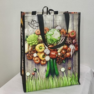 Fabricante de Bolsas de Mano, Bolsas de Compras Reutilizables de BOPP Impermeables con Impresión en Huecograbado, Asa Larga, Color Personalizado - Product Image 3