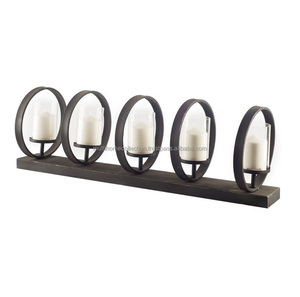 Portavelas de hierro perfumado de rango superior votivo para Festival Año Nuevo y Navidad Deco soporte de vela de diseño mediterráneo - Product Image 2