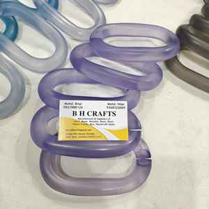 Décoration d'intérieur : Chaînes en résine personnalisables, très grande taille et couleurs claires, multicolores, artisanat en résine toutes couleurs - Product Image 1