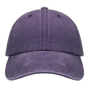 Washed Cotton <b>Corduroy</b> 7-Panel Baseball Cap Vintage Unisex Solid Dark Blue Casual Common Four Seasons <b>Hat</b> - Product Image 2