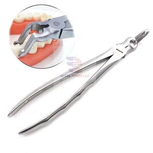 Forceps d'extraction manuels en acier inoxydable pour molaires supérieures et inférieures, fabrication pakistanaise, ensemble d'équipement dentaire - Product Image 2