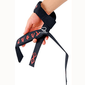 Sangles de poignet réglables en néoprène pour la musculation, les tractions, les soulevés de terre et les rameurs - Product Image 1