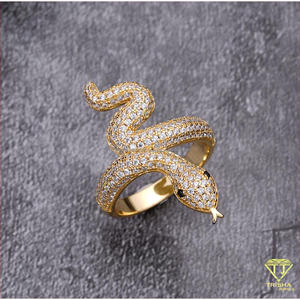 Anillo de Diseño Clásico con Diamante Cultivado en Laboratorio en Plata 925 Premium, con un Estilo Elegante y Distintivo, para Mayoristas de Joyería - Product Image 3