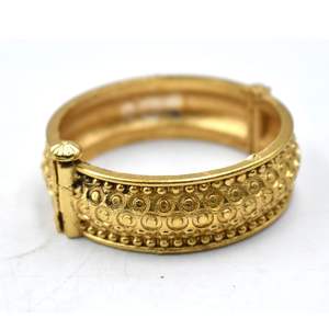 Brazalete indio de moda, hecho a mano, de diseño, chapado en oro, estilo occidental, abrible, para niñas y mujeres. - Product Image 4