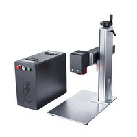 Máquina de Marcado Láser Portátil con Sistema de Pantalla con Cámara CCD y Láser de Fibra JPT de 30W 60W