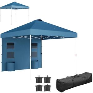 Gazebo Pop-Up Blu Mare e Pergola Parasole - Product Image 5