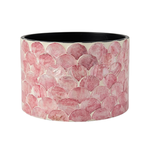 Elegante maceta de nácar para árboles pequeños y flores, maceta decorativa de mesa, venta al por mayor de fábrica en Vietnam - Product Image 2