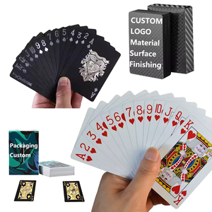 Cartes à jouer personnalisées qui brillent dans le noir, grand index, jeu de cartes fantaisie imprimé sur mesure pour adultes, jeu de société - Product Image 3