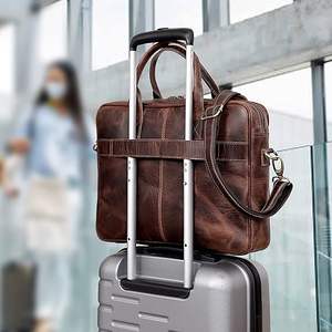 กระเป๋าถือหนังแท้ผู้ชาย Hamid International HI-MCB-013 ทนทาน รับทำโลโก้/สีตามสั่ง คุณภาพพรีเมียม บริการ OEM ขายส่ง - Product Image 2