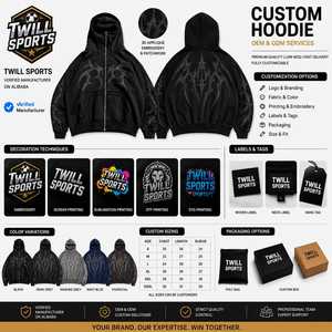 Men's Black <b>Gothic</b> Embossed Hooded Zip-Up Cotton Acid Wash Front Pocket Sweatshirt Regular Fit French Terry Regular Sleeve - Product Image 2