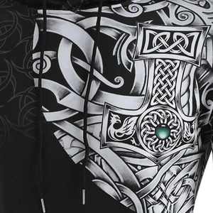 เสื้อฮู้ดดี้ผู้ชายสั่งทำคุณภาพสูงขายส่ง ดีไซน์ใหม่ พิมพ์ลายแบบซับลิเมชั่น ผ้าคอตตอนผสมโพลีเอสเตอร์ ระบายอากาศได้ดี - Product Image 6