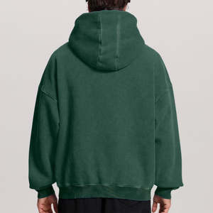 Sudaderas con Cremallera Personalizadas al por Mayor de Alta Demanda, 100% Algodón, Transpirables, Resistentes al Viento e Impermeables, con Impresión Digital, Talla Grande, Unisex para Invierno - Product Image 4