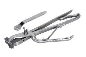 Émasculateur Bertschy 14 pouces pour bétail, outil de castration vétérinaire en acier inoxydable, instrument de coupe et de broyage - Product Image 5