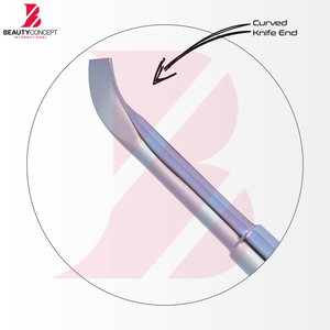 Empujador de Cutículas de Acero Inoxidable con Doble Punta y Cuchilla Curva, Empujadores de Cutículas de Diseño Moderno, Ligeros y de Primera Calidad - Product Image 4