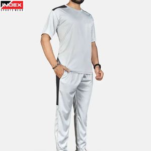 Ensemble de survêtement pour homme de qualité supérieure, t-shirt et pantalon, vêtements de sport légers, tenue d'entraînement estivale pour la salle de sport, vêtements décontractés élégants - Product Image 1
