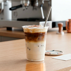 QUANG QUAN 16 22 oz Transparent PP <b>Plastic</b> <b>Cup</b> Single Wall Disposable Drink <b>Cups</b> With Lids Bubble Tea Coffee 95mm Diameter - Product Image 6