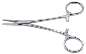 Pinces chirurgicales manuelles incurvées et droites en acier inoxydable de haute qualité, à usage unique, pour la fixation hémostatique, ensemble d'instruments puissants - Product Image 4