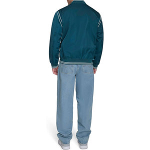 Men's <b>Lightweight</b> Varsity <b>Bomber</b> <b>Jacket</b> Casual Streetwear Stylish Athletic College Inspired Outerwear Comfortable Breathable - Product Image 3