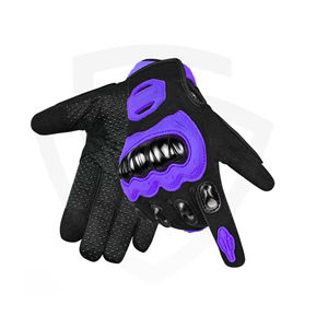 Guantes de Motociclismo de Cuero para Invierno, Diseño Personalizado, Protección Completa para los Dedos, Pantalla Táctil, Poliéster, Impermeables, Resistentes al Viento, Ligeros - Product Image 3