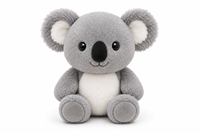 Peluche Koala Mignonne avec Rembourrage en Coton PP, Doudou Doux pour Enfants, Cadeau, Décoration de Crèche