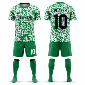 Fabricante de Uniformes de Fútbol Transpirables de Secado Rápido y Ecológicos Personalizados OEM, Conjunto de Fútbol Sublimado para Equipos Juveniles, Adultos, Clubes y Academias - Product Image 1