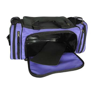 Sac de sport de luxe unisexe personnalisable, durable, en polyester hautement élastique, avec compartiment à chaussures - Product Image 3